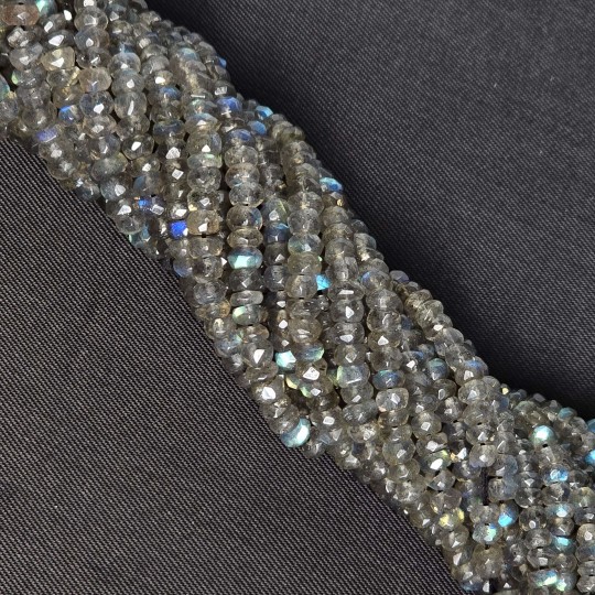 Labradorite Wire in Washer Sphaccettata ø 3/5 mm