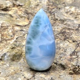 Pietra di Larimar a Goccia Ct. 22,19