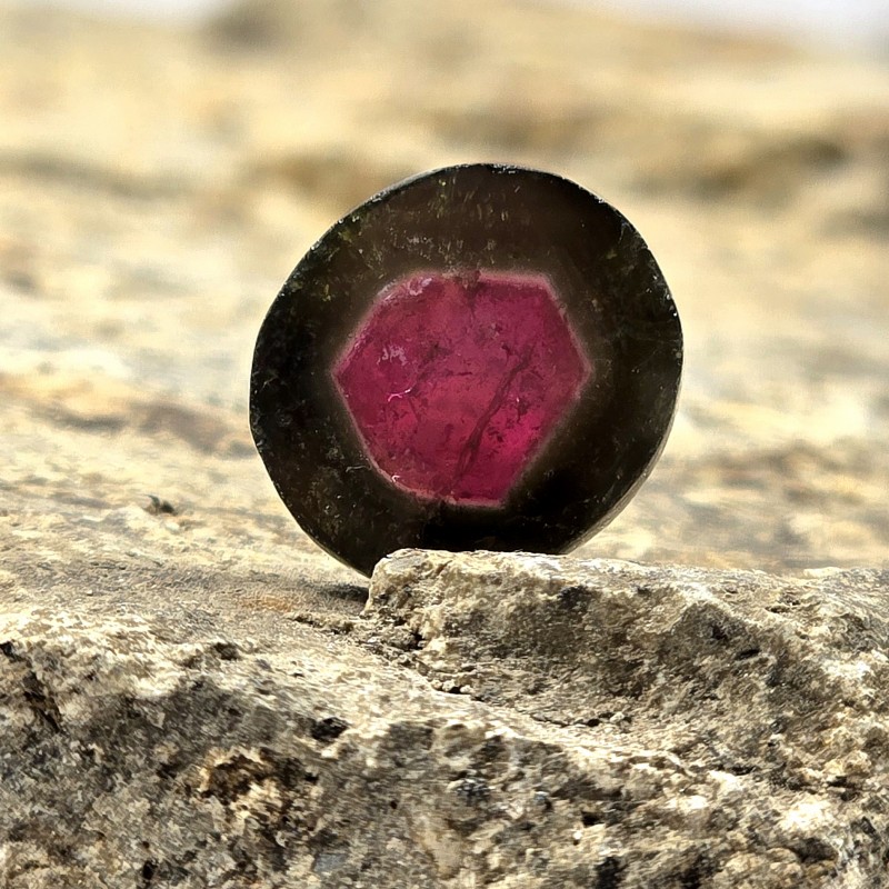 Watermelon Tourmaline Stone 6.53 Ct.