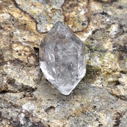 Pietra di Quarzo Ialino Biterminato (Herkimer)