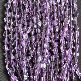Amethyst thread Glicine in Sassolino ø 4,5/5 mm