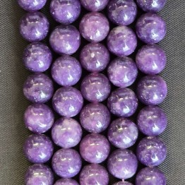 Wire of Lepidolite Spherical Liscia ø 10/10,5 mm