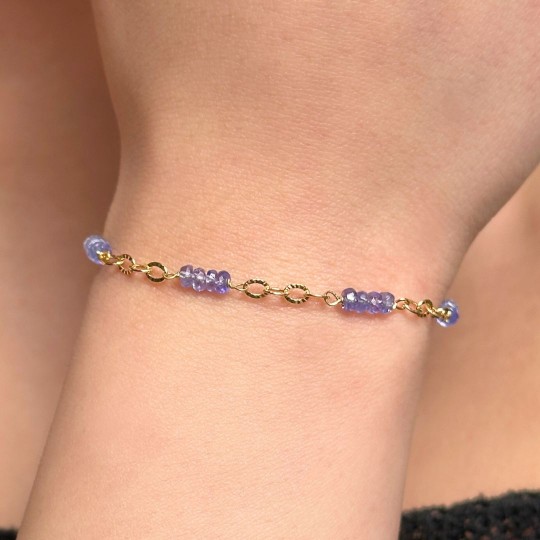 Tanzanite Bracelet in Washer