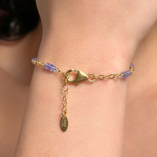 Tanzanite Bracelet in Washer