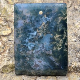 Stone of Agata Muschiata Rectangular