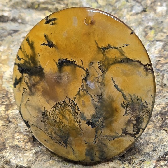 Stone of Agata Muschiata with Orange Fund