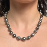 Collana Girocollo con Perle di Tahiti