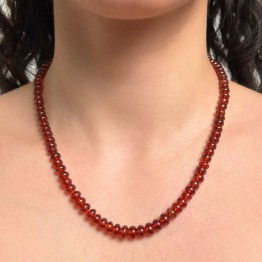 Hessonite Granate Necklace