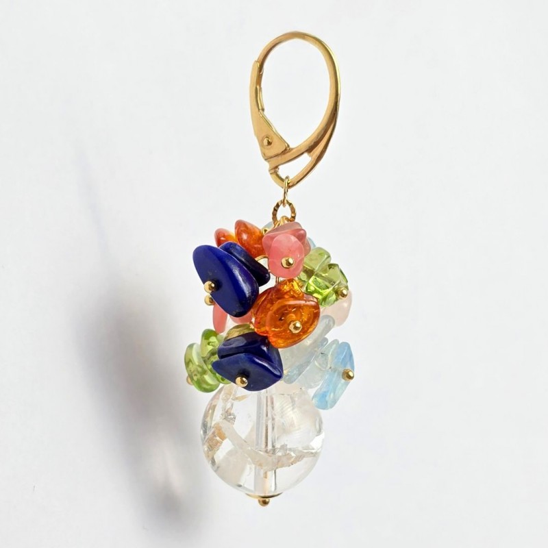 Earrings with Multipietre