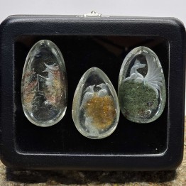 Offer 3 Pietre di Quarzo con Lodolite Retroincise 464,69 C