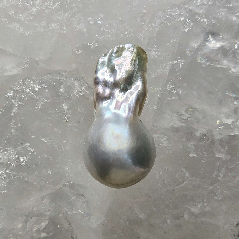 Perla Australiana Silver Barocca ø 28,8x14,5 mm