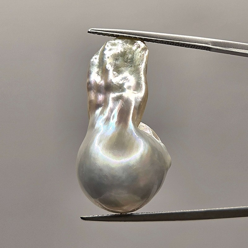 Perla Australiana Silver Barocca ø 28,8x14,5 mm