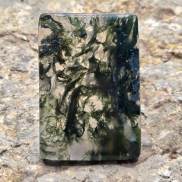 Stone of Agata Muschiata Rectangular 49,38 Ct.