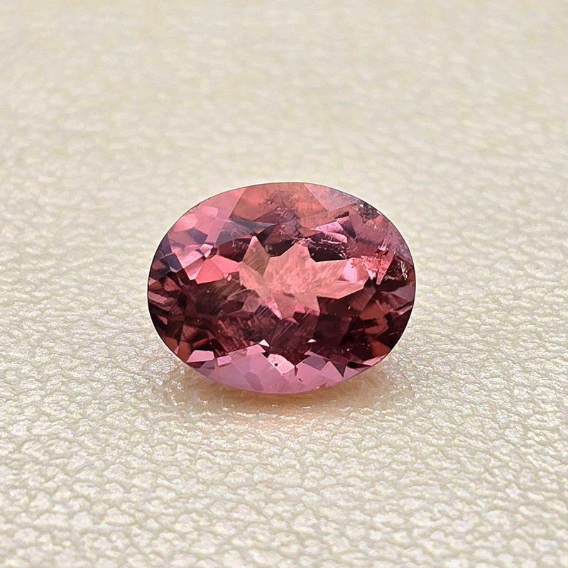 Oval Rubellite Tourmaline Stone 1.54 Ct.