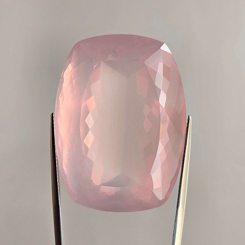 Pietra di Quarzo Rosa Cuscino Rettangolare 175,60 Ct.