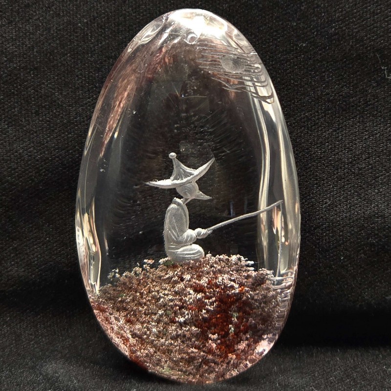 Offer 3 quartz stones with Lodolite Retraincise 338 ct.