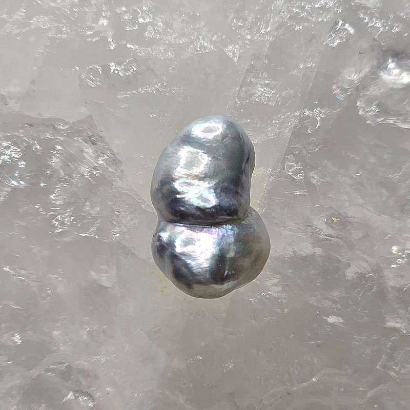 Perla Australiana Silver Barocca ø 15,9x11,8 mm
