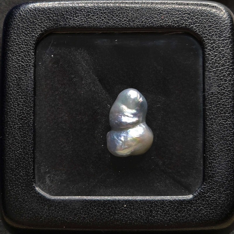 Perla Australiana Silver Barocca ø 15,9x11,8 mm