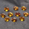 Pietra di Quarzo Citrino Ovale ø 8,5x7 mm