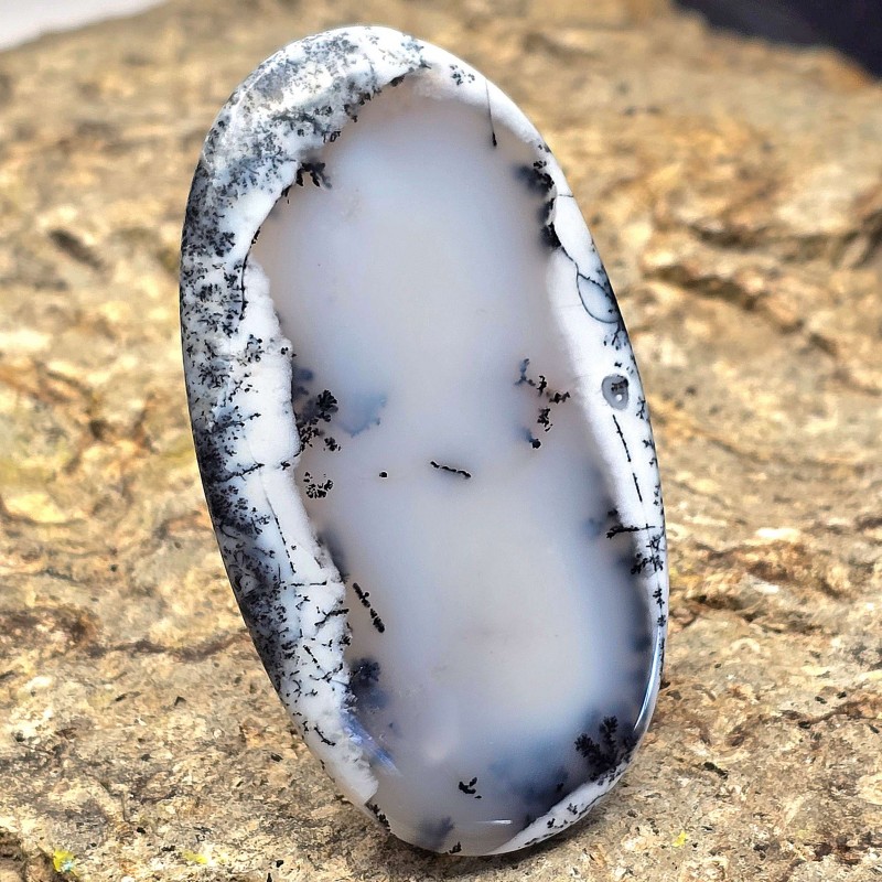 Stone of Agata Dendritica Cabochon Oval 178,18 Ct.