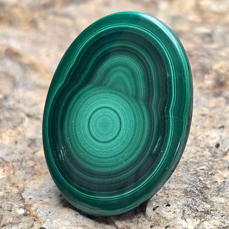 Stone of Malachite Cabochon Oval 65,20 Ct.