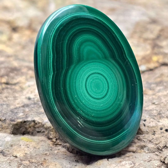 Stone of Malachite Cabochon Oval 65,20 Ct.