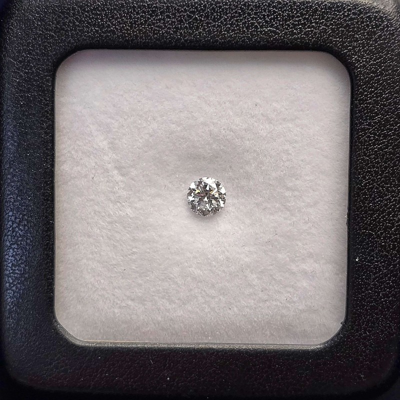 Gemstone Lab. Grown Diamond CT. 0.61 Ø 5.30 mm