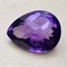 Pietra di Ametista a Goccia Chess Cut 36,29 Ct.