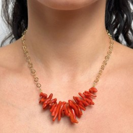 Collier di Corallo Rosso a Rametto