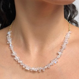 Collana con Labradorite a Goccia Briolette 50 Ct.