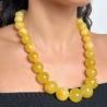 Collana di Ambra Reale Semiround