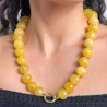 Collana di Ambra Reale Semiround