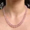 Pink Quartz Necklace in Washer 180 Ct.