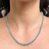 Necklace of Apatite Azzurra 52 Ct.