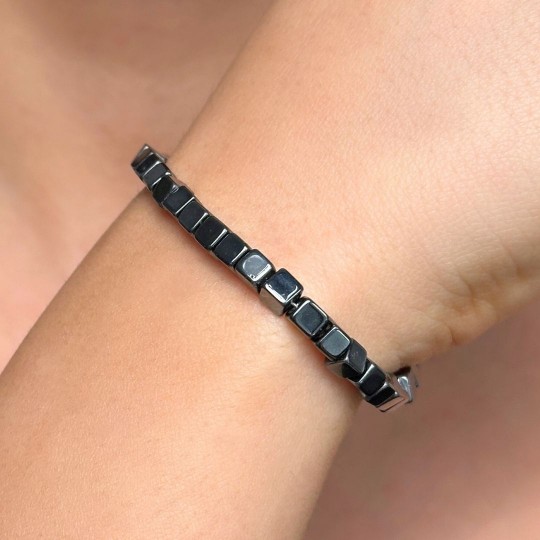 Ematite Bracelet in Cubetto