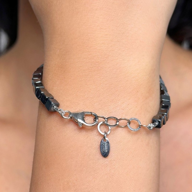 Ematite Bracelet in Cubetto