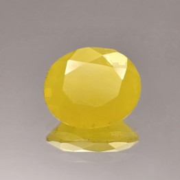 Stone Smithsonite Yellow Oval Cut