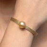 Bracelet in Silver 925‰ Golden with Australian Pearl