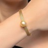 Bracelet in Silver 925‰ Golden with Australian Pearl