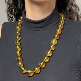 Necklace by Ambra Mesoamericana Sferica