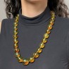 Collana di Ambra Mesoamericana Sferica
