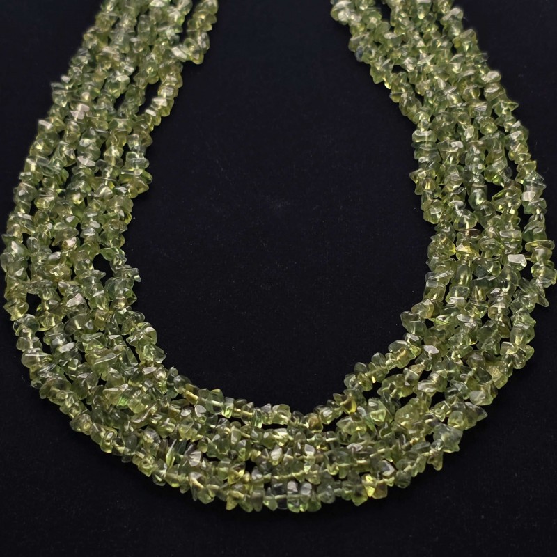 Filo Chiuso di Apatite Verde a Chips ø 4/7 mm