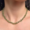 Choker Green Apatite Necklace in Chips