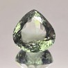Pietra di Prasiolite a Goccia Bombata 22,93 Ct.