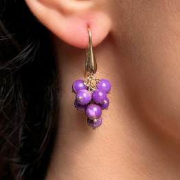Phosfosiderite Grape Earrings