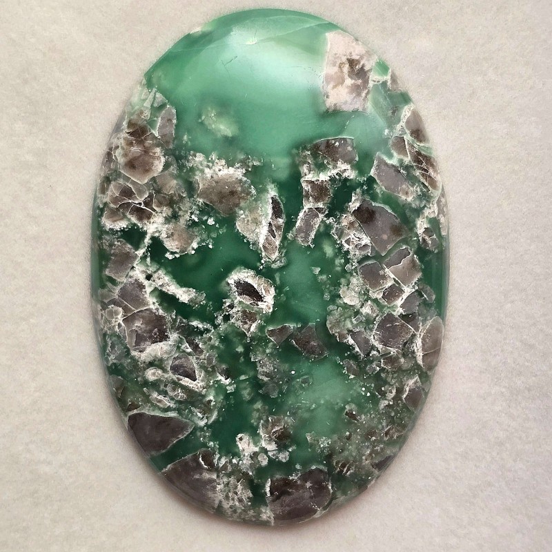 Stone of Variscite Cabochon Oval 116,47 Ct.