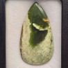 Stone of Chromium Calcedonio Cabochon in Goccia ø 53,2 x 29,2 mm
