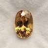 Gemstone of intense yellow zircon 3.57 ct.