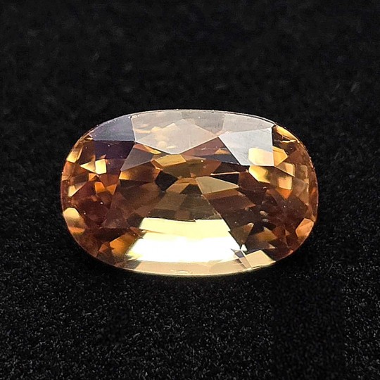 Gemstone of intense yellow zircon 3.57 ct.