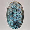 Labradorite stone with Floral engraving 66,84 Ct.